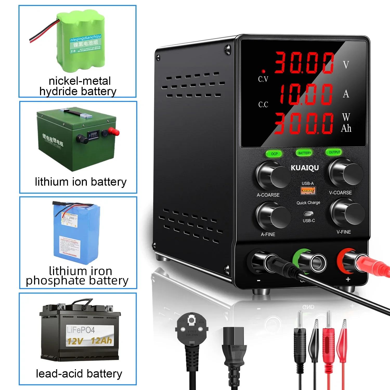 Smps Power Supply - แหล่งจ่ายไฟแบบสวิตชิ่ง 30V 10A 300W รุ่น SPS3010C