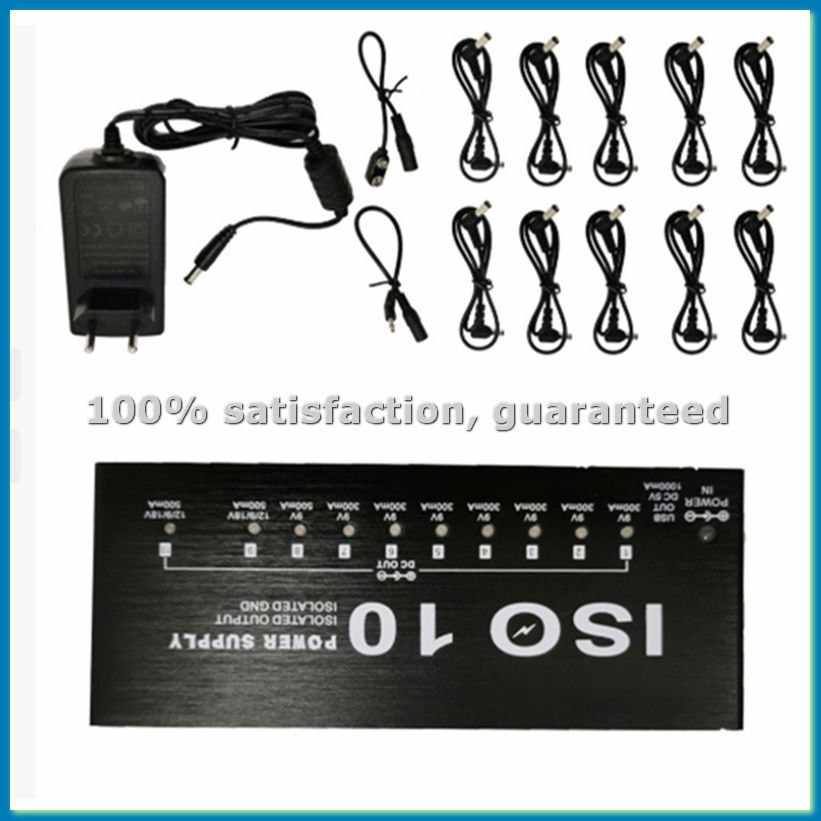 Dc Power Supply 12V - ISO-10 POWER กีตาร์เอฟเฟคเพาเวอร์ซัพพลาย 10 แยกอิสระ DC/เอาต์พุต