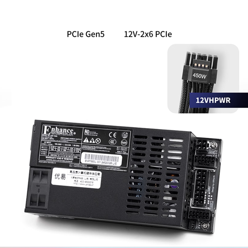 Power Supply 500W - แหล่งจ่ายไฟใหม่ของแท้สำหรับ ENHANCE FLEX ITX Small 1U