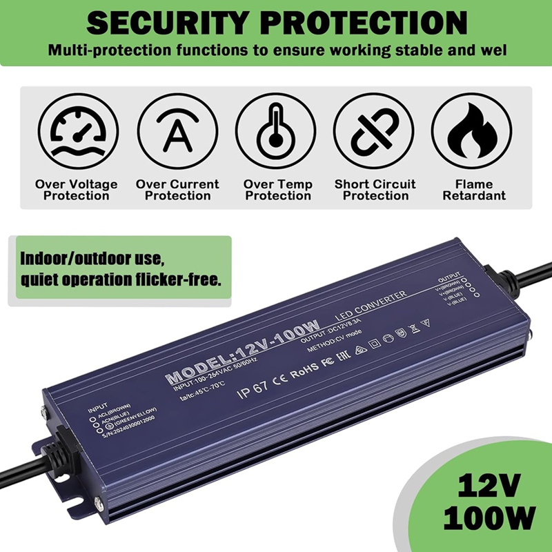 ● แหล่งจ่ายไฟ LED 12V กันน้ำ I - Dc Power Supply 12V บทวิจารณ์และราคา