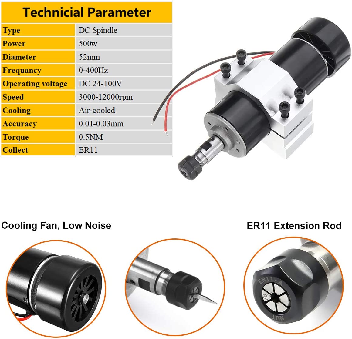0.5kw แกนระบายความร้อนด้วยอากา - Power Supply 500W บทวิจารณ์และราคา