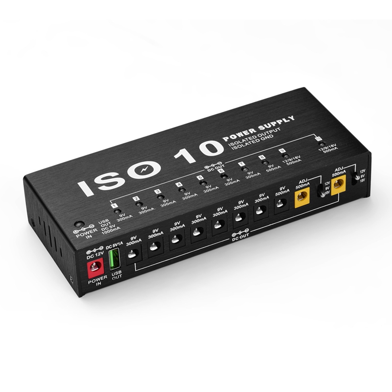 ISO-10 POWER กีตาร์เอฟเฟคเพาเว - Dc Power Supply 12V บทวิจารณ์และราคา