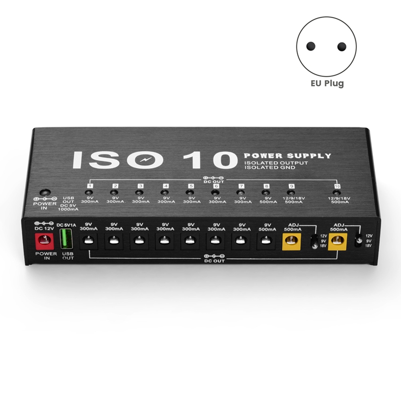 ISO-10 POWER กีตาร์เอฟเฟคเพาเว - Dc Power Supply 12V บทวิจารณ์และราคา