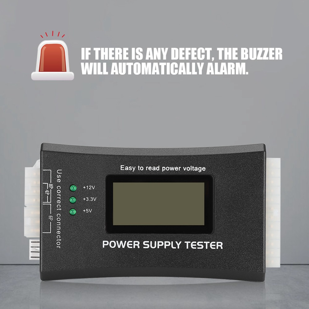 จอแสดงผล LCD เครื่องทดสอบแหล่ง - Power Supply Tester บทวิจารณ์และราคา