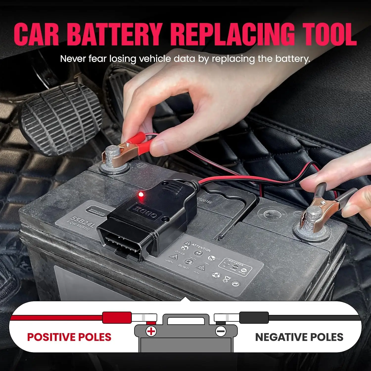 สายเคเบิล OBD II สำหรับบันทึกข - Power Supply Tester บทวิจารณ์และราคา