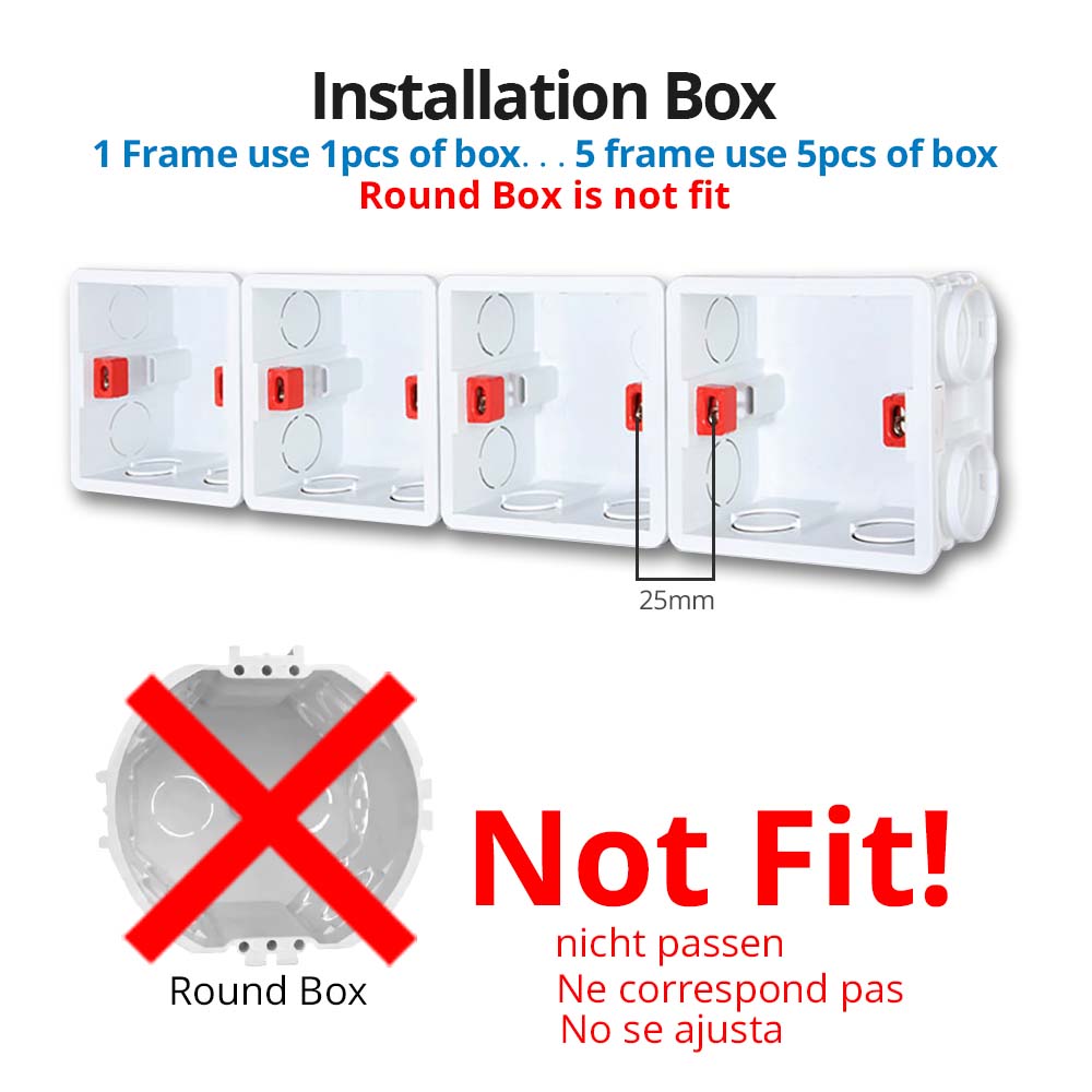 Wallpad DIY โมดูลแผงกระจกสีขาว - Modular Power Supply บทวิจารณ์และราคา
